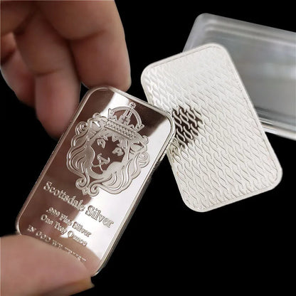 🔥Last Day Flash Sale!!️ | Lion Crown shaped 1 oz Silver Bar-923