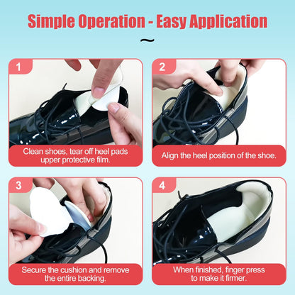 Anti-slip Heel Liners Soft Cushion Heel Protector Pads for Women Men Shoes - A926
