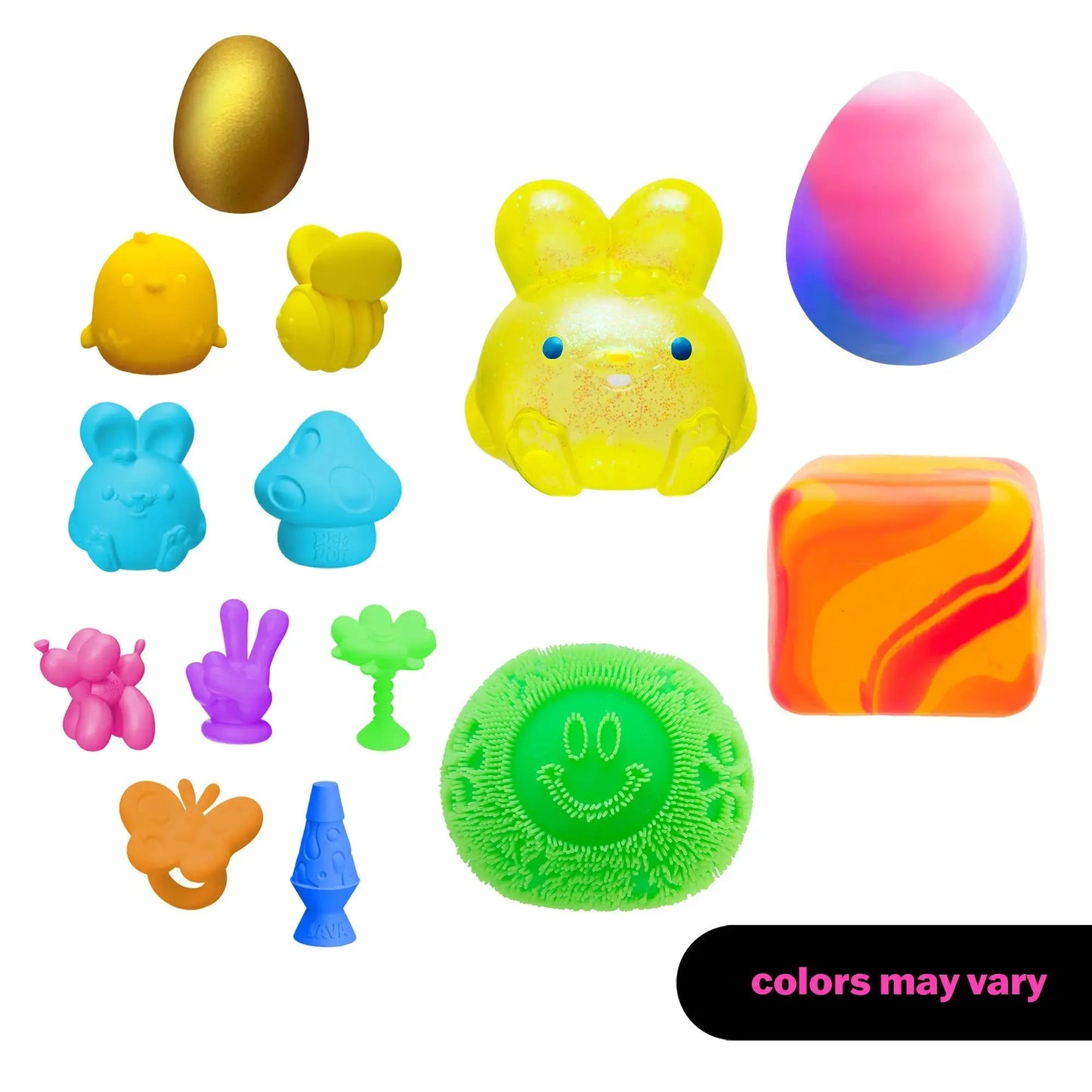 🔥2026 Ultimate 14-Piece Easter Squishy Surprise Bundle – Mystery Sensory Fidget Box with Rare Golden Egg Hunt! - A926