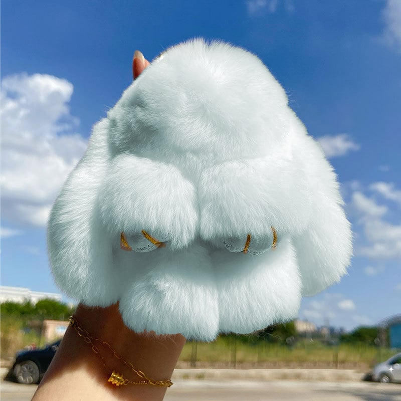 🐰Easter Early Bird Special 40% OFF🌸Handcrafted Soft Bunny Charm: Adorable Plush Rabbit Toy Keychain-923