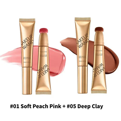 🎁LAST DAY  BUY 1 GET 1 FREE 💖Blush Wand & Contour Wand Duo-H1