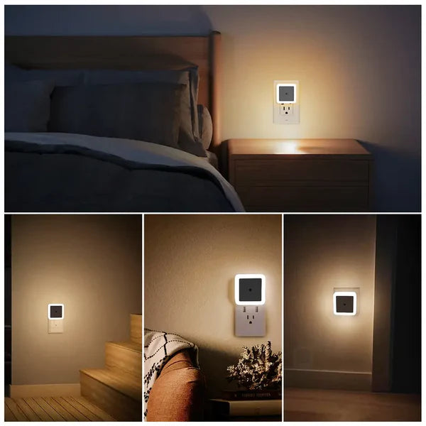 🔥Night Lights Plug into Wall 6-Pack, Plug in Night Light, Dusk to Dawn Nightlight Led Night Lights✨-W18