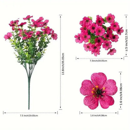 🌸6-Color Artificial Flower🌸-Resistant Colorful Fake Flower（365 Days of Spring） 🌿-923