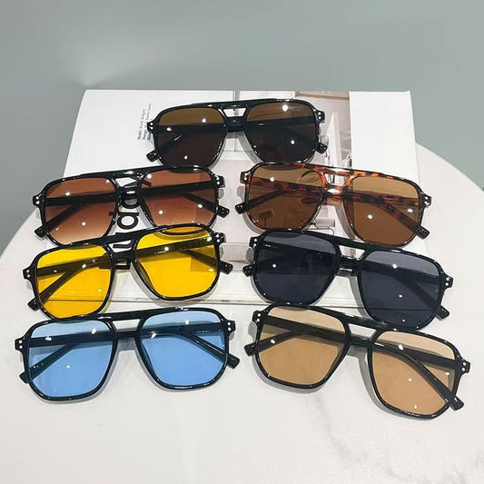 🌟🌈 Unisex Aviator Sunglasses Classic Y2K Style with Protection Lightweight Frames Versatile for Driving & Outdoor Activities🔥-TJY