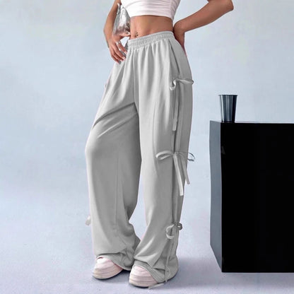🔥Last Day 49% OFF - Claudette Baggy Ribbon Sweatpants - TJY