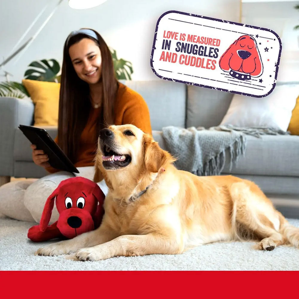 🔥Large Dog Toy🔥Plush Squeaky Toy for Large Breeds, Crinkle Stuffed Animal for Puppies, Cute Indoor Chew for Medium & Small Dogs-TJY