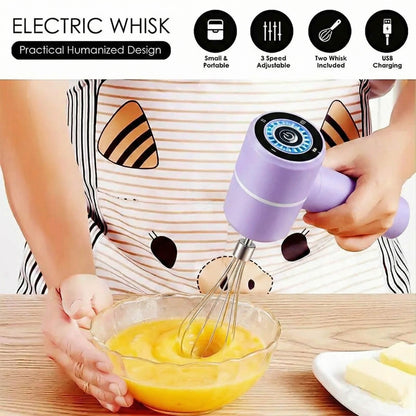 ⚡Flash-Sale⚡100k-sold🎉Electric Hand Whisk With USB Charging-W18