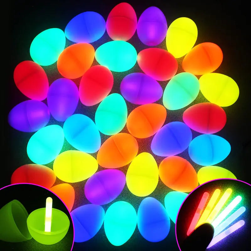 🎉LAST DAY 49% OFF🔥-Children's Glow-in-the-Dark Easter Eggs – Complete Basket Filler Set-923