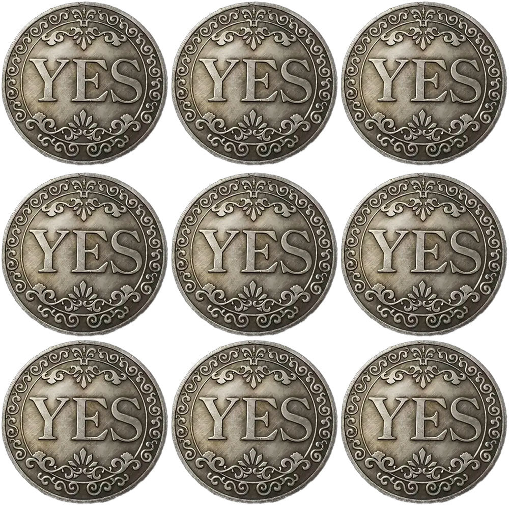 🔥🪙【Last Day 49% OFF】🔥Yes No Decision Maker Lucky Coin⚡1 Count Double-sided Commemorative Coin-TJY