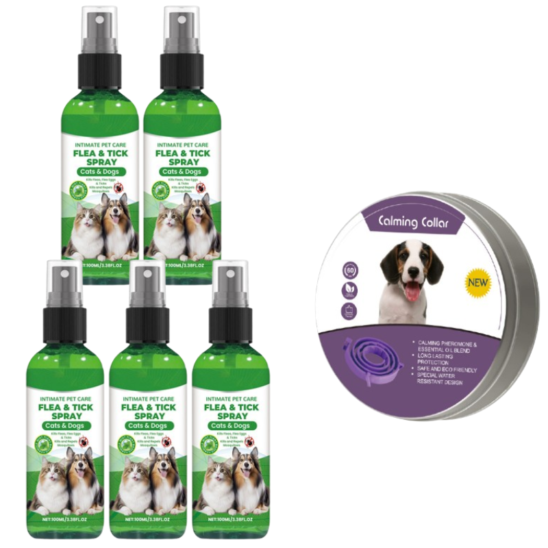 🍃Natural Flea & Tick Spray for Dogs and Cats🐾 Keep Your Beloved Pet Free from Pests-ABB8