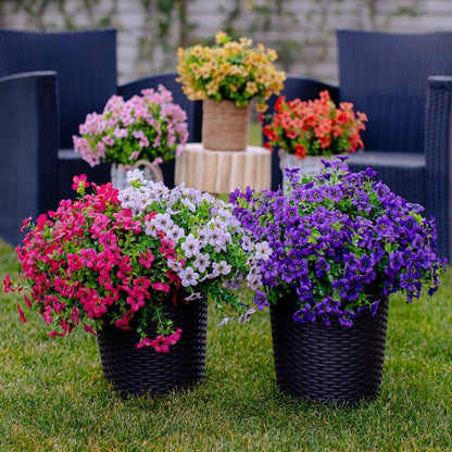 🌸6-Color Artificial Flower🌸-Resistant Colorful Fake Flower（365 Days of Spring） 🌿-923