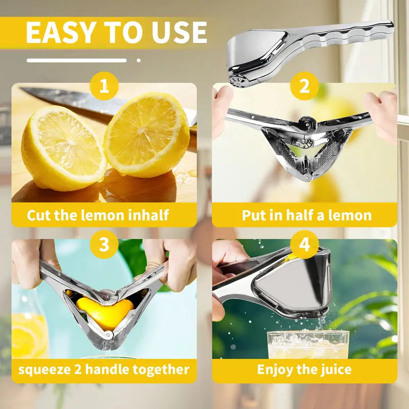 🔥HOT SALE 49% OFF🔥Stainless Steel Citrus Squeezer👑-TJY