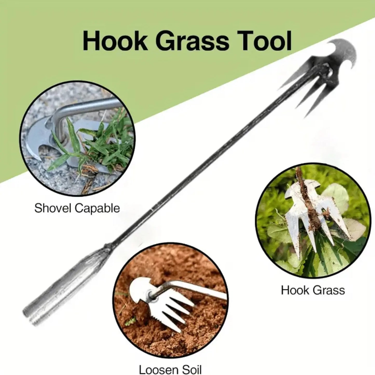 🔥4-Tooth Manganese Steel Weed Puller - Remove weeds without expensive sprays -GD