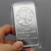 🦬Last Day Flash Sale!🔥Buffalo Silver Bar🏦 | Silvertowne Mint 999 Silver Bar-ABB8