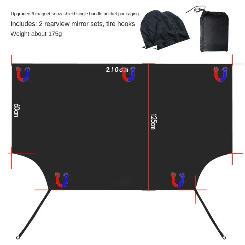 🎉BIG DEAL 50% OFF🎁Magnetic Car Windshield Snow Cover - Windshield Cover for lce and Snow-ABB8