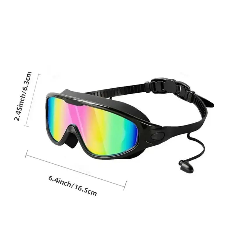 🔥Hot Sale!!🔥Swimming Goggles 1pc No Leaking Swim Glasses for Men Women Youth, Wide View Anti Fog Uv Swimming Goggles, Swimming Accessories, Swim Kit, Diving Swimming Goggles, Outdoor Swimming Goggles-TJY