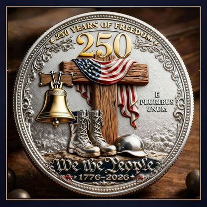 🔥Last Day 60% OFF 🔥 Honor America’s Heroes – 250 Years of Freedom Veteran Tribute Coin-ABB8