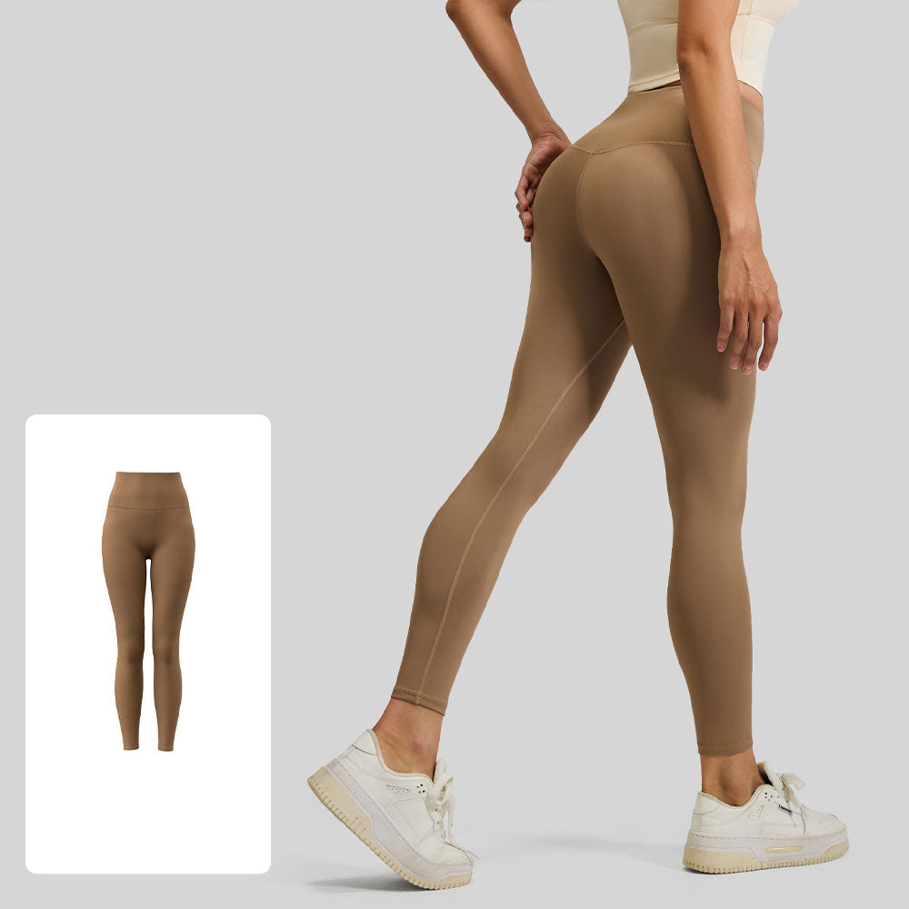 🏆Flash Sale 50K+ SOLD!🔥 Seamless Flow High Waisted Tummy Control Butt Lifting Yoga Leggings No Pockets-TJY