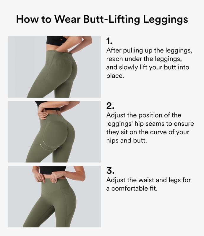 🏆Flash Sale 50K+ SOLD!🔥 High Waisted Scrunch Butt Lifting Tummy Control Pocket Shaping Training Leggings-W18