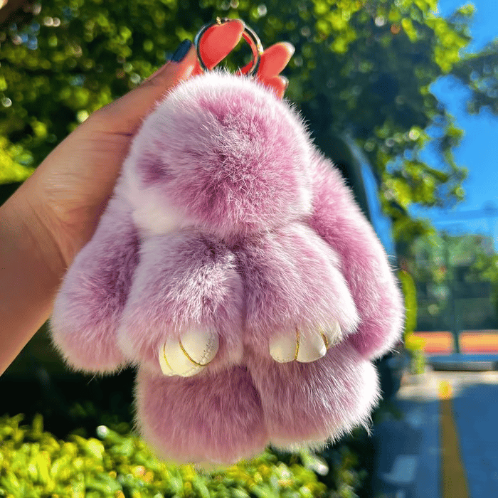 🐰Easter Early Bird Special 40% OFF🌸Handcrafted Soft Bunny Charm: Adorable Plush Rabbit Toy Keychain-923