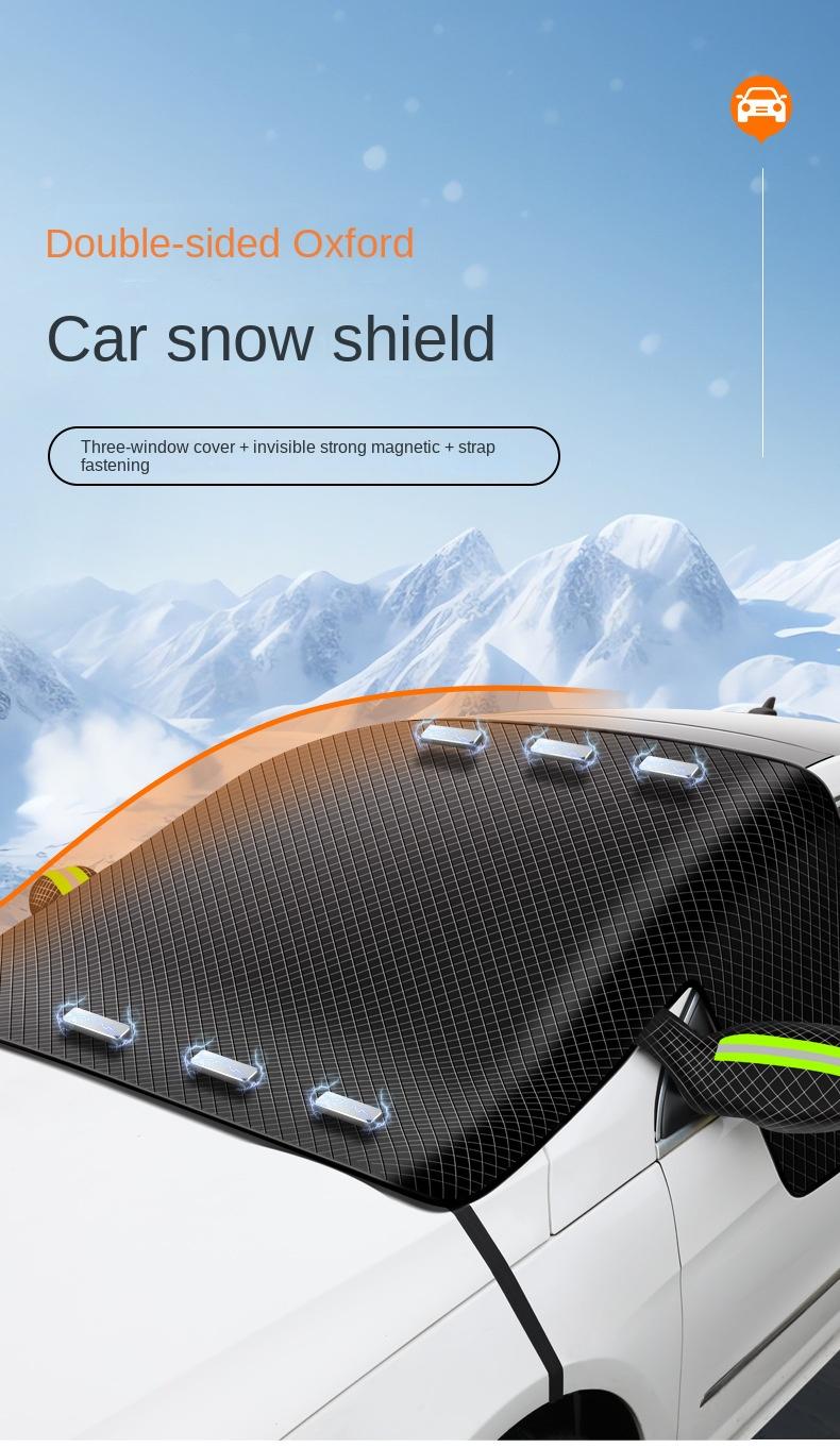 🎉BIG DEAL 50% OFF🎁Magnetic Car Windshield Snow Cover - Windshield Cover for lce and Snow-ABB8