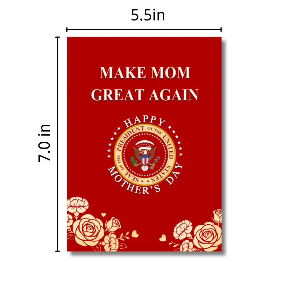 Funny Talking Mother’s Day Card with Voice Audio – Musical Pop Up Greeting Card for Mom, Wife, Grandma – Hilarious Gag Gift – Card with Red Envelope-HZ
