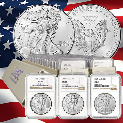 🔥🪙【Last 8 Sets!!!】American Eagle 1776-2026 Silver Coin PCGS MS70 First Strikes👑1oz 999Fine Silver🏆-XA