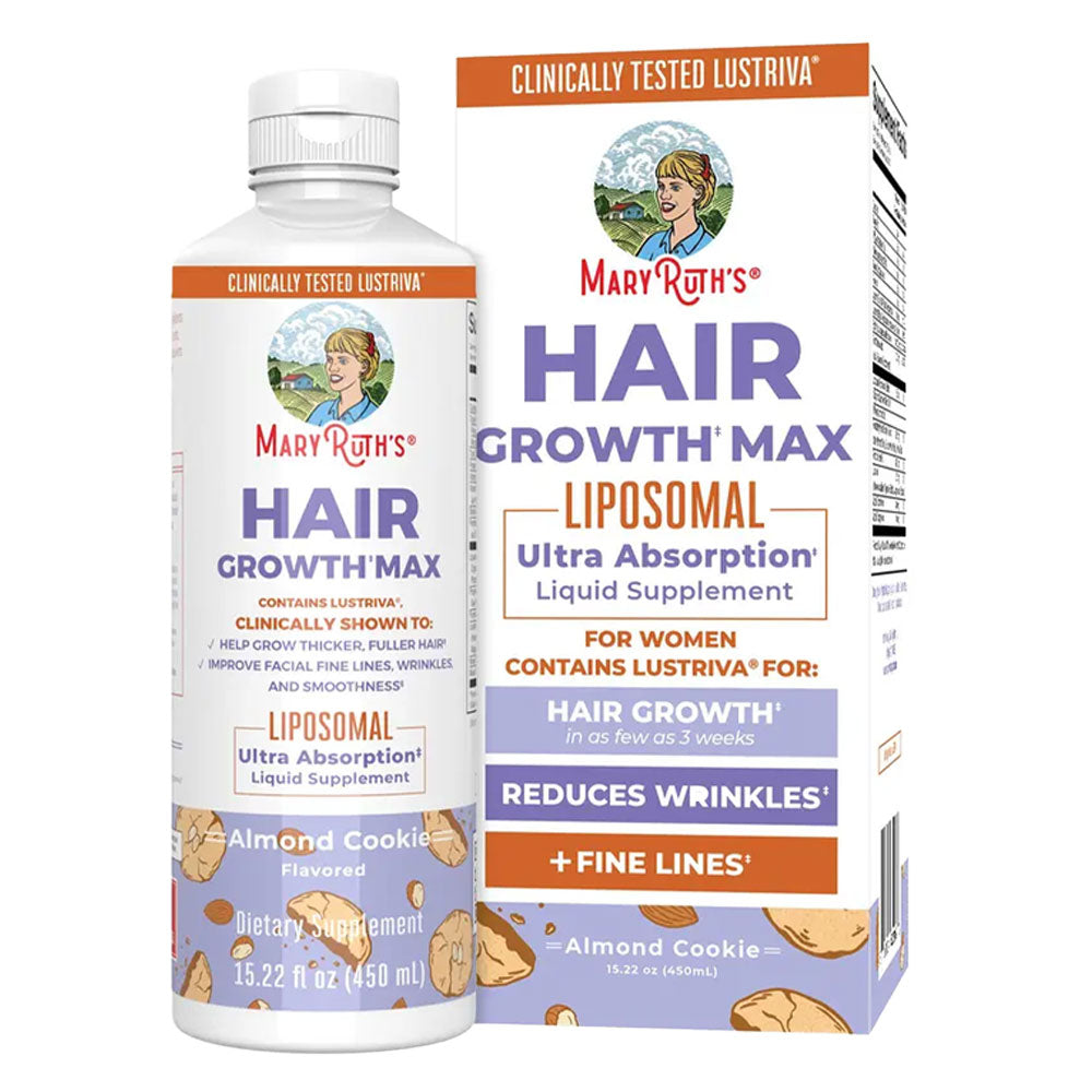 🔥Save Up To 56% Today🔥MaryRuth's Hair Growth Max Liposomal - Lustriva - Thicker Hair - Improve Wrinkles & Fine Lines-TJY