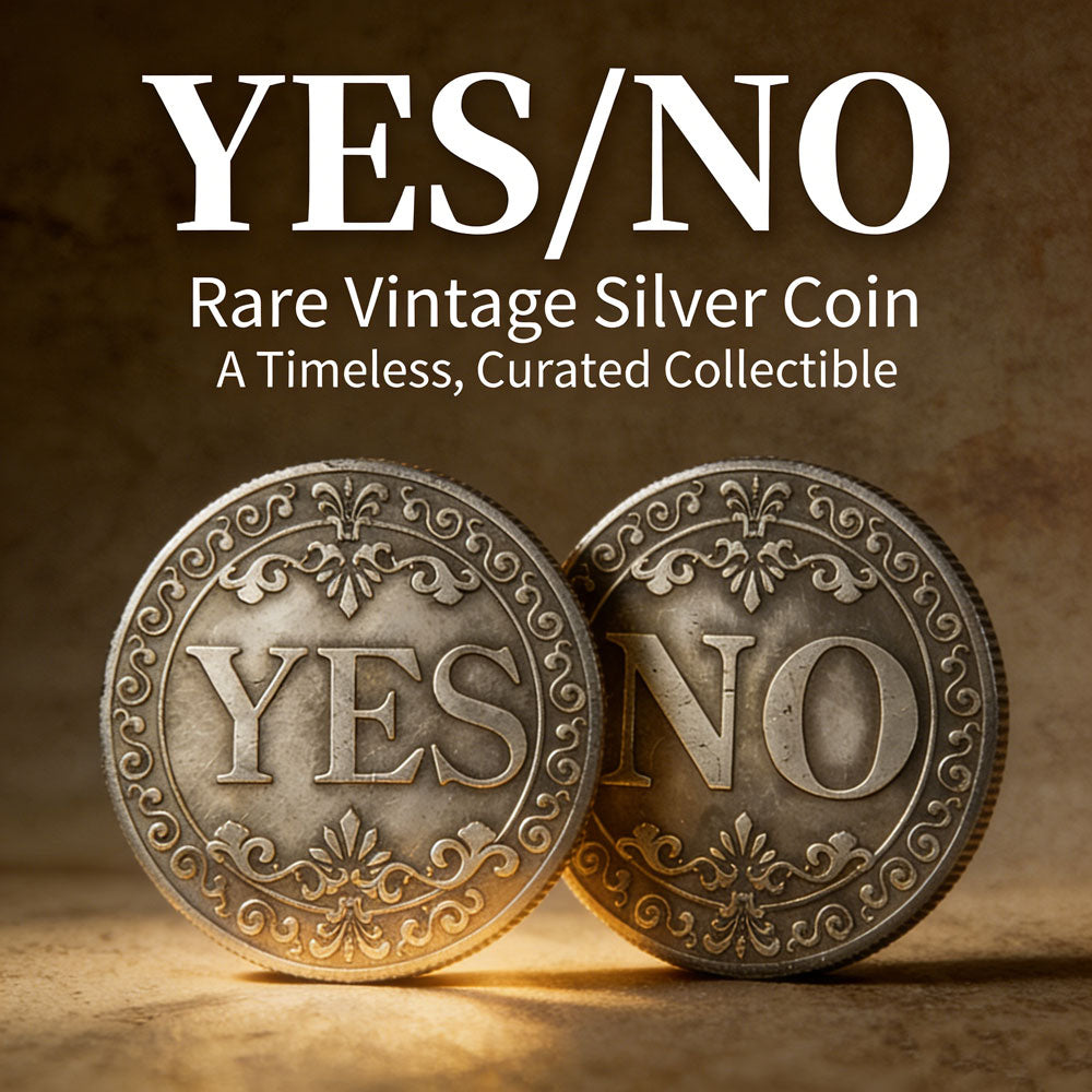 🔥🪙【Last Day 49% OFF】🔥Yes No Decision Maker Lucky Coin⚡1 Count Double-sided Commemorative Coin-TJY