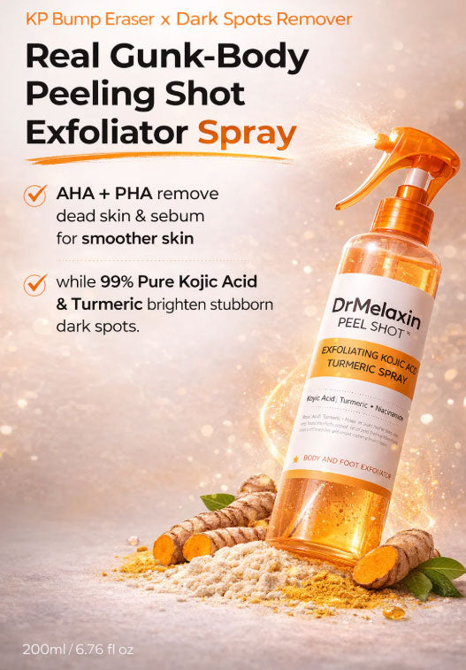 👑Hot Sale 49% OFF🏆Peel Shot Keratin Care Kojic Acid Turmeric Spray 200ml Pore Clearing Exfoliating Formula Skin Repair Scrub-TJY