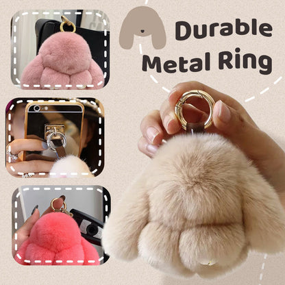🐰Easter Early Bird Special 40% OFF🌸Handcrafted Soft Bunny Charm: Adorable Plush Rabbit Toy Keychain-923