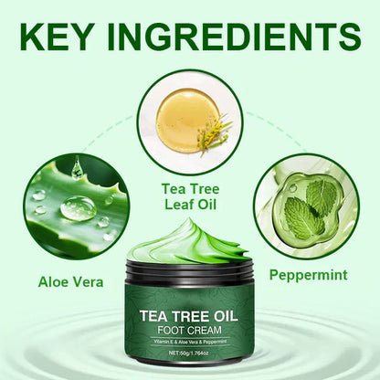 🥳2026 HOT SALE🥳💞50K+ SOLD!✨ 💝Soothing Aloe Vera & Tea Tree Foot Moisturizer-#YUN7