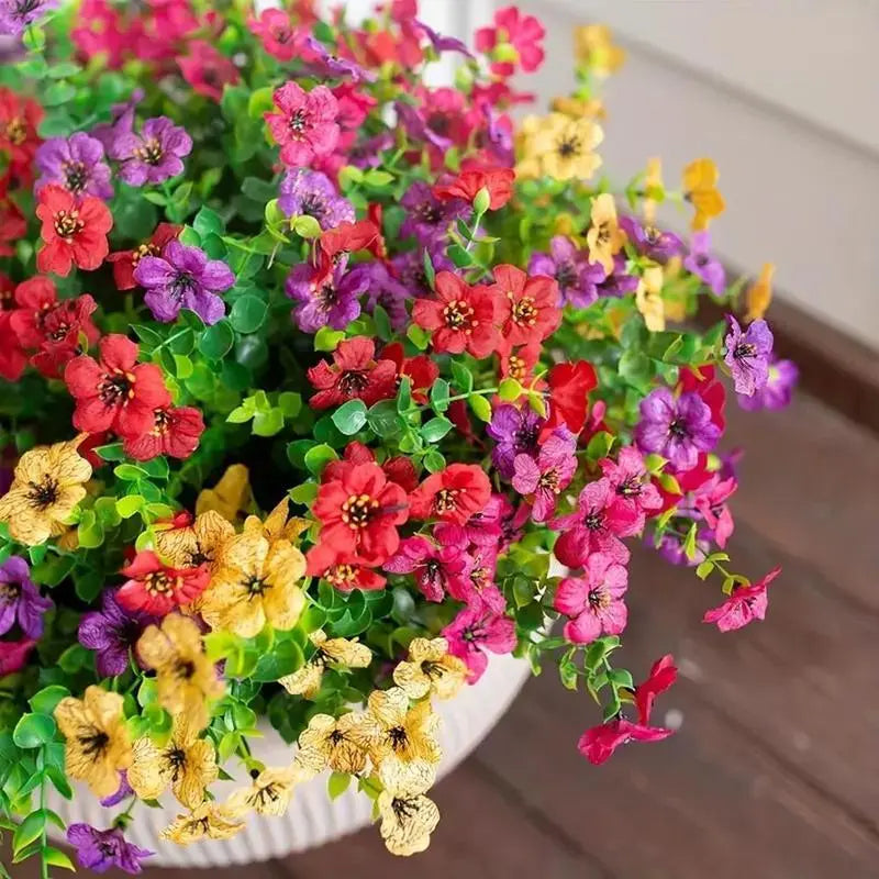 🌸6-Color Artificial Flower🌸-Resistant Colorful Fake Flower（365 Days of Spring） 🌿-923