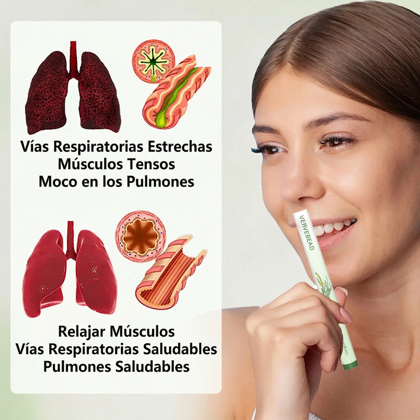 ❤️🎉Vervebead®BOTÁNICO CUIDADO PULMONAR DIFUSOR DE GORDOLOBO-XA