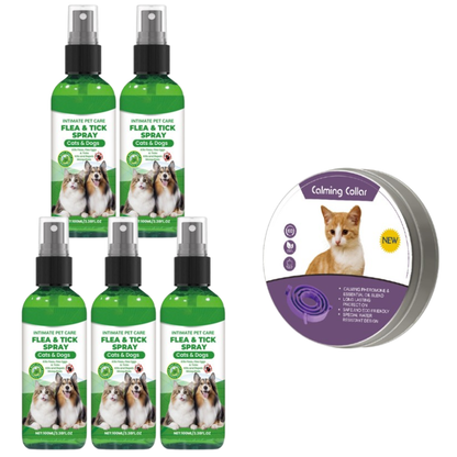🍃Natural Flea & Tick Spray for Dogs and Cats🐾 Keep Your Beloved Pet Free from Pests-ABB8