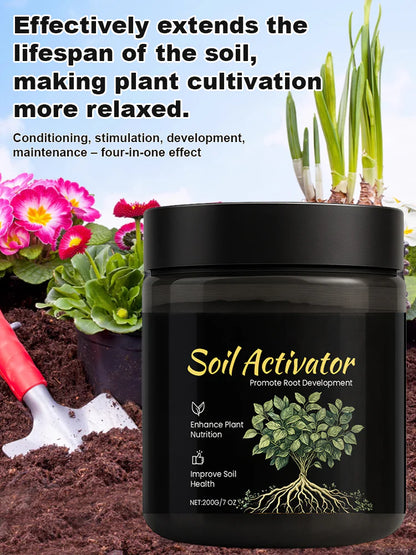 🌿🌻 Premium Garden Soil Energizer - 30% Faster Root Development & Growth. 🧪 Concentrated Bio-Formula for Vibrant Flowers & Vegetables-TJY