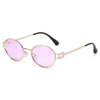 Gold Frame-purple Lens