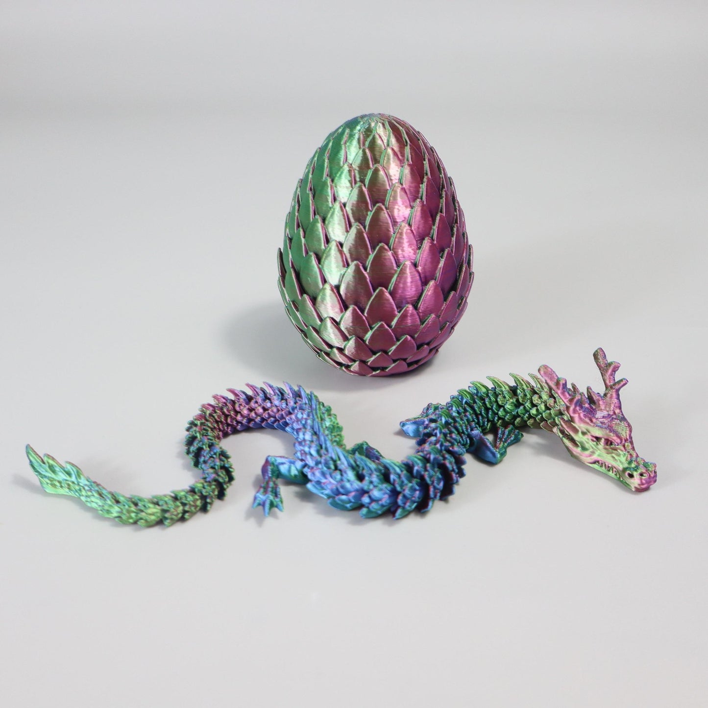 🏆Articulated 3D Dragon Toys with 3D Dragon Eggs🐉-Mythical Pieces Dragon🔥-ABB8