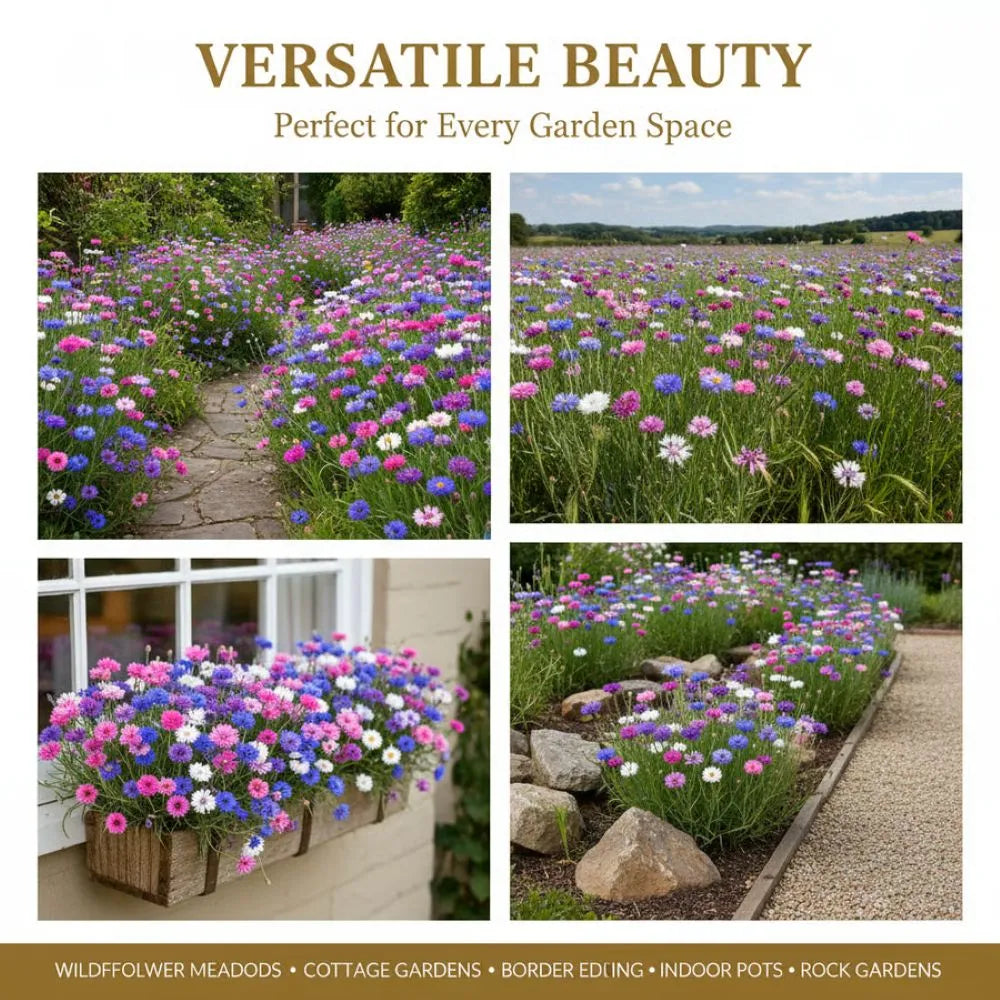 🌱Premium Cornflower Seeds(Assorted Colors)🌸-GD
