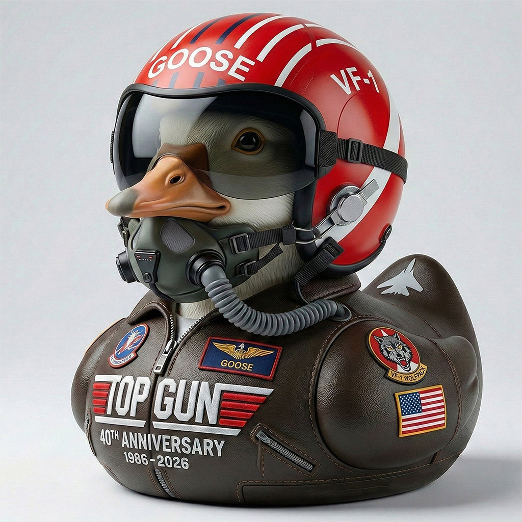 🎯NO.1 PICK🎯💞50K+ SOLD!✨✈️TG 40th Anniversary Maverick Pilot Duck+US 250th Anniversary Duck-#YUN7