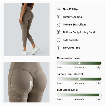 🏆Flash Sale 50K+ SOLD!🔥 High Waisted Scrunch Butt Lifting Tummy Control Pocket Shaping Training Leggings-W18