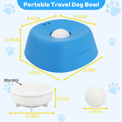 🔥HOT SALE 49% OFF🌟Slow Feeder Dog Bowls for Liquid Treat🔥Built-in Rolling Ball🌟No Spill Bone Broth Dog Licking Bowl⚡Multi-Purpose Puppy Yogurt Feeder Bowl for All Breeds Dietary Supplement/Post-op Nutrition Feeding.valentines gift for pets-TJY