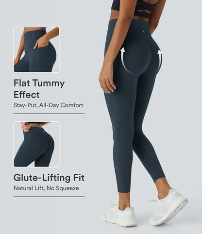 🏆Flash Sale 50K+ SOLD!🔥 High Waisted Scrunch Butt Lifting Tummy Control Pocket Shaping Training Leggings-W18