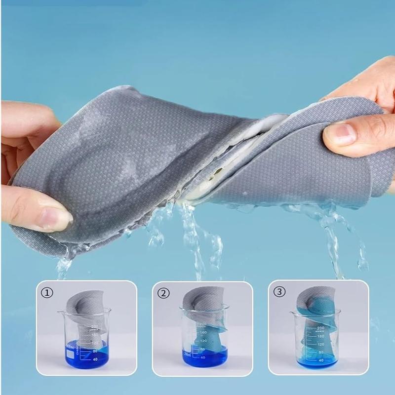 🏆Flash Sale⚡4D Shoe Cloud Insoles for Men Women, Soft Memory Foam Orthotic Shoe Inserts Sports Insoles-ABB8
