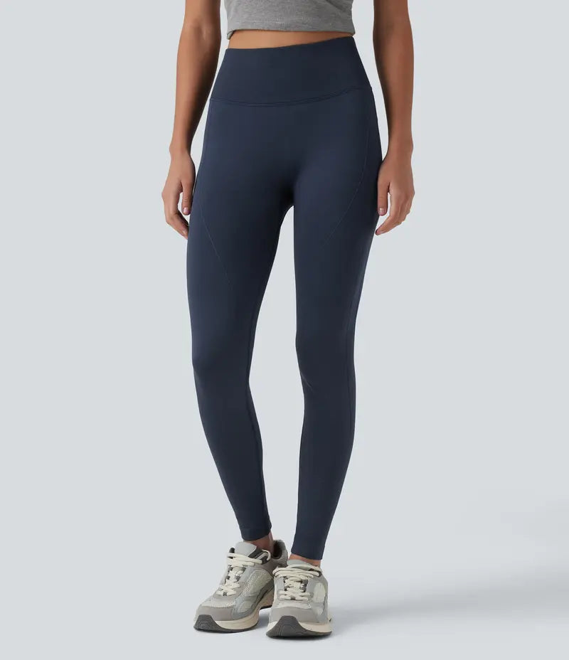 🏆Flash Sale 50K+ SOLD!🔥 Seamless Flow High Waisted Tummy Control Butt Lifting Yoga Leggings No Pockets-TJY