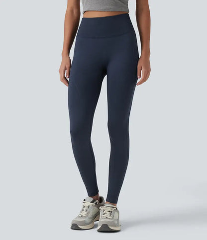 🏆Flash Sale 50K+ SOLD!🔥 Seamless Flow High Waisted Tummy Control Butt Lifting Yoga Leggings No Pockets-TJY