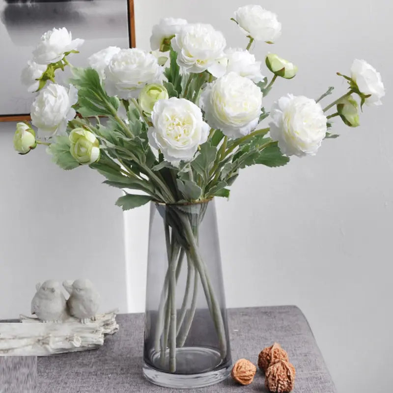 🌸Artificial Flower🌸peony roses decorative artificial flowers, living room decoration, wedding decorations, bridal bouquet,fruit,plants,ornaments🌿-TJY