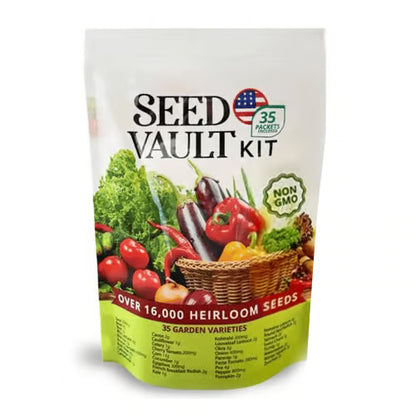 ✨2026 Spring special offer 70% off-Ultimate Survival Seed Vault (15000 Seeds) | 35 Variety Pack🌿|3-5 Year Shelf Life-GD