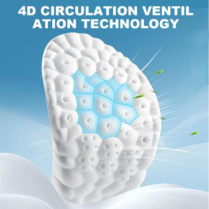 🏆Flash Sale⚡4D Shoe Cloud Insoles for Men Women, Soft Memory Foam Orthotic Shoe Inserts Sports Insoles-ABB8
