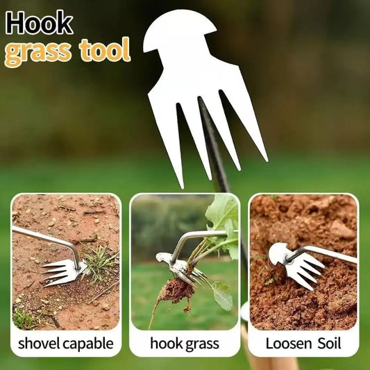🔥4-Tooth Manganese Steel Weed Puller - Remove weeds without expensive sprays -923